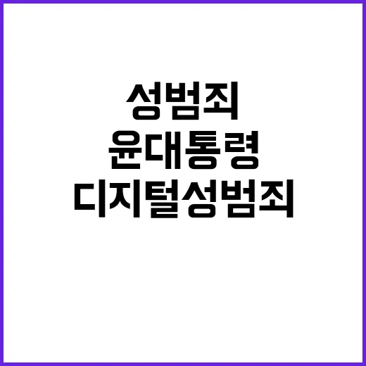 디지털 성범죄 윤 …