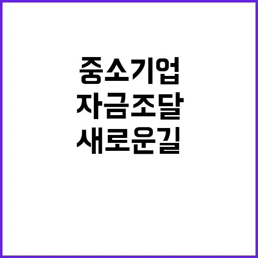 중소기업 지원 자금…