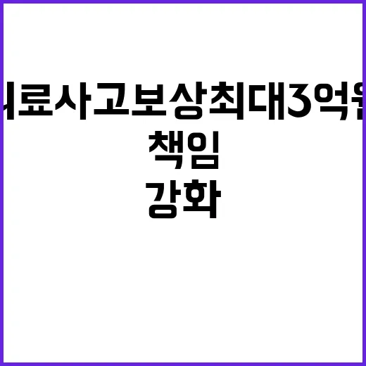 의료사고 보상 최대…