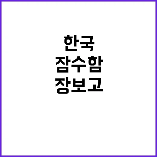 ‘장보고Ⅲ 배치Ⅱ’…