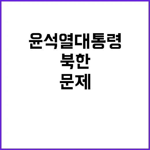 북한 아냐? 윤석열…