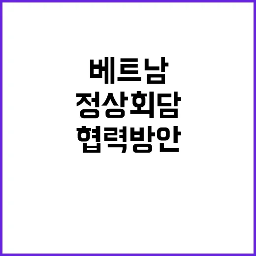 대통령 정상회담 베…