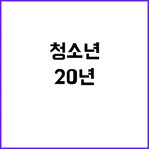 청소년 흡연율 20…