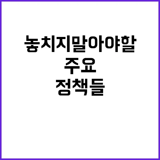 12월 변화 놓치지 말아야 할 주요 정책들!