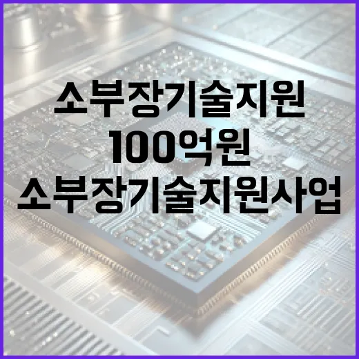 소부장 기술지원사업…