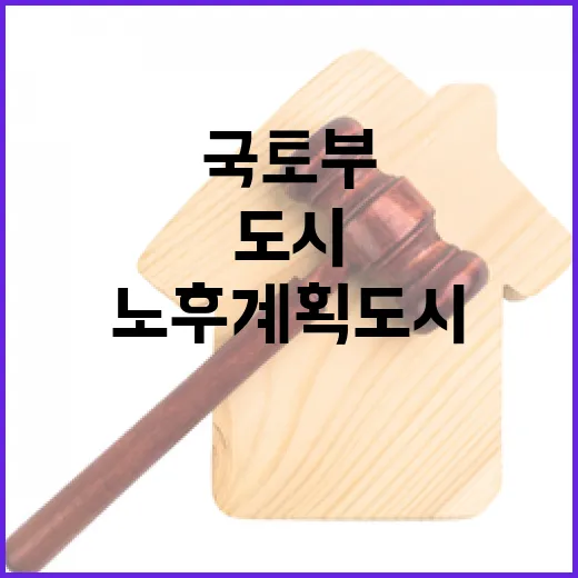 정비사업 국토부 노후계획도시 지원 최선 다하겠다