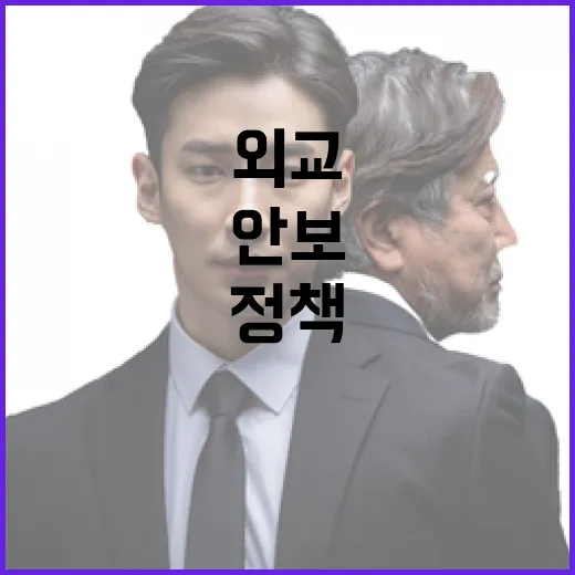 외교와 안보 흔들림 없는 정책이 필수다!