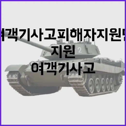 여객기 사고 피해자 지원단 설 명절 11 지원!