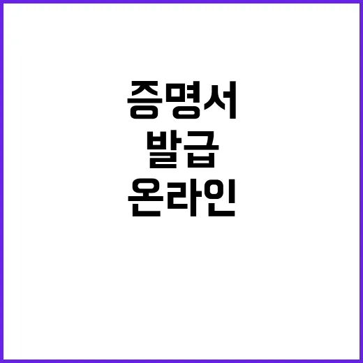 국방 증명서, 온라…