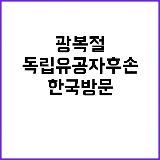 광복절 해외 독립유…