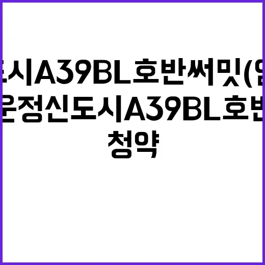 파주 운정신도시 A…