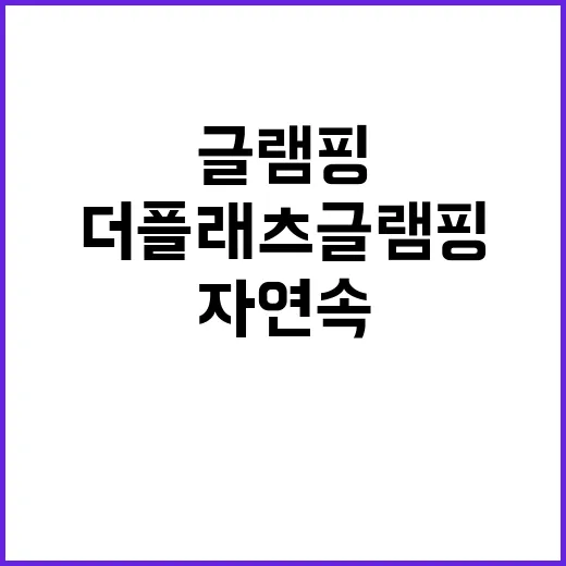 더 플래츠 글램핑 …