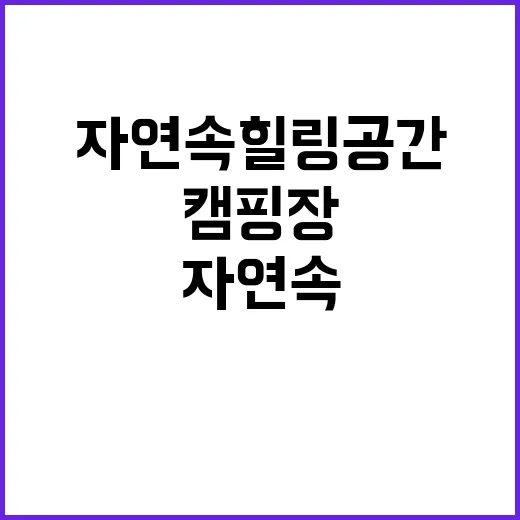 청정 캠핑장