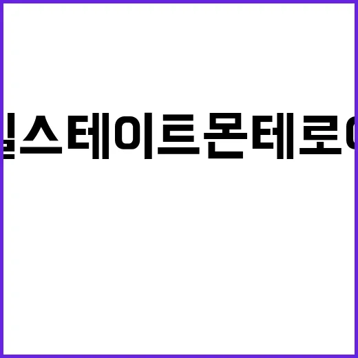 힐스테이트 몬테로이…