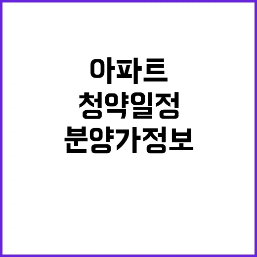 만강아파트(사후7차) 분양가 정보와 청약 일정 공개