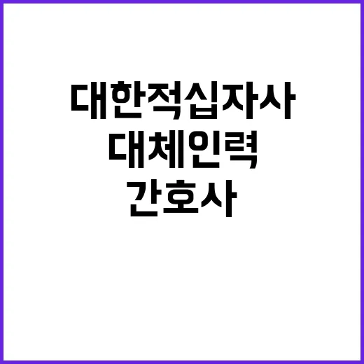 대한적십자사 경기도지사 육아휴직 대체인력 ( 간호사, 응급구조사 ) 채용공고