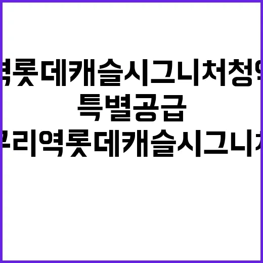 구리역 롯데캐슬 시…