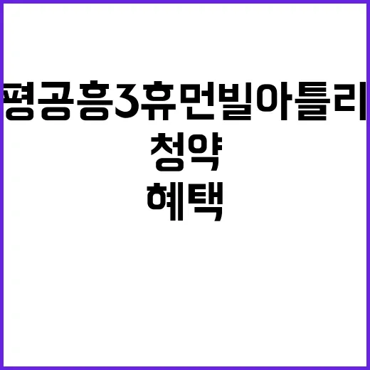 양평 공흥3 휴먼빌…