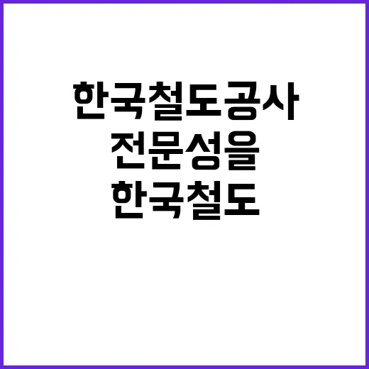 한국철도공사 비정규…