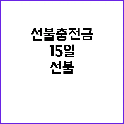 선불충전금 의무화 15일 새로운 법령 시작!