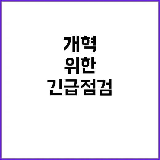 개혁 대한민국 생존…