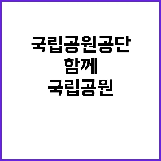 국립공원공단 비정규…