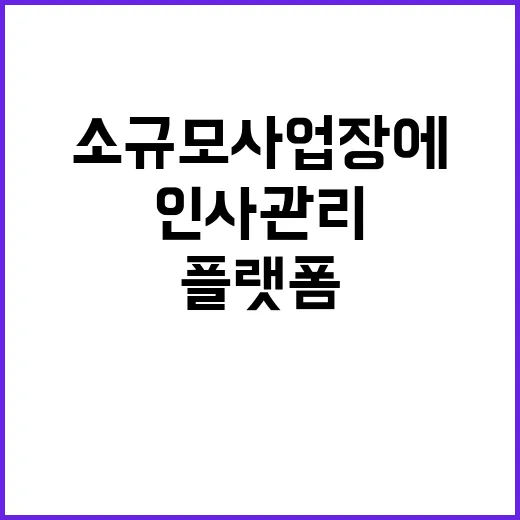 인사관리 플랫폼 5…