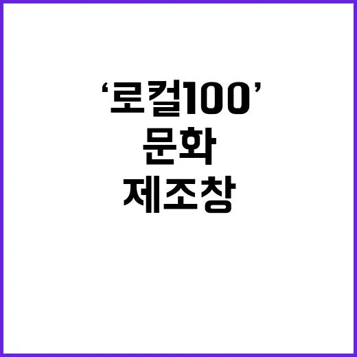 연초제조창 문화의 향기 ‘로컬 100’ 피어나다!