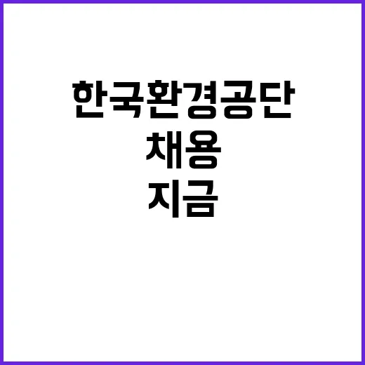 한국환경공단 비정규…