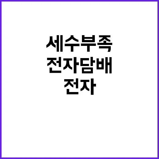 세수부족? 기재부의…