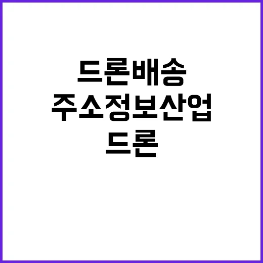 무인 드론 배송 새…