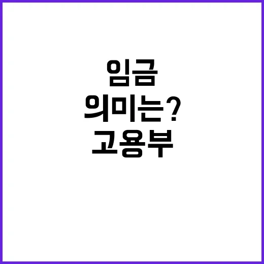 임금명세서 고용부의…