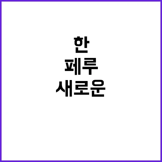 정상회담 한·페루 …