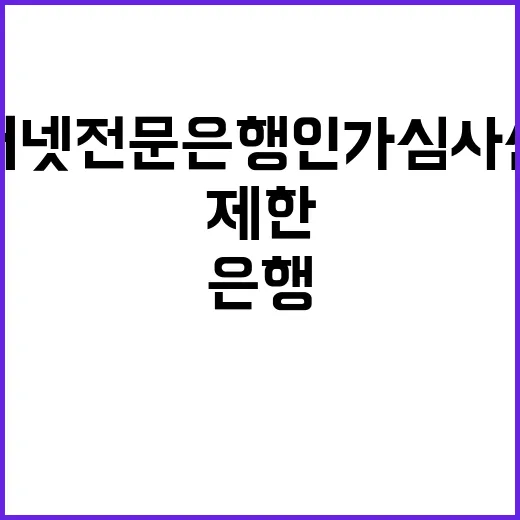 인터넷전문은행 인가…