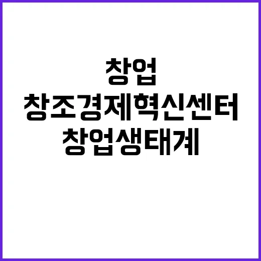 창조경제혁신센터 창업생태계 양극화 해소의 비결 공개!