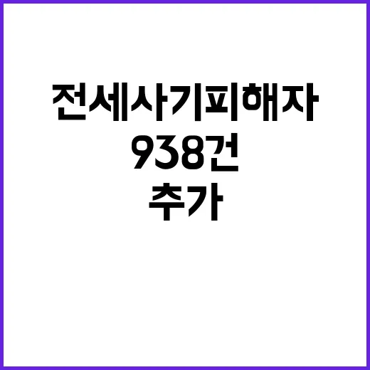 전세사기피해자 2만 4668건…추가 938건 인정!