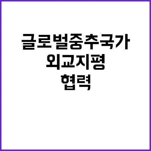 중남미 협력 글로벌 중추국가의 새 외교 지평!