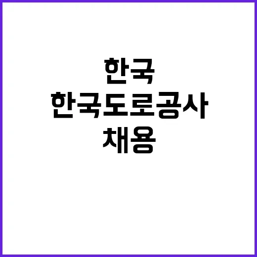 한국도로공사 비정규…