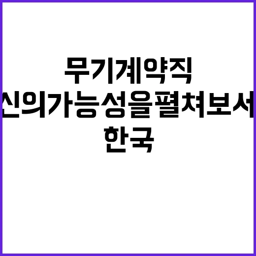 업무지원직(상담, 연구보조, 시설관리, 미화) 채용 공고 / 공개경쟁 및 제한경쟁(장애, 저소득·자립준비청년)