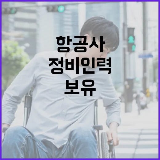 항공사 등록 정비인력 보유 여부 확인 사실 공개!