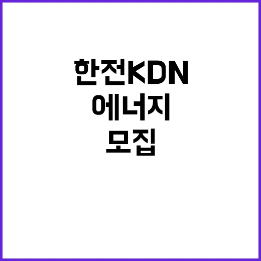 한전KDN 인천사업처 AMI분야 비정규직 모집공고(2025년 유지보수 정기)