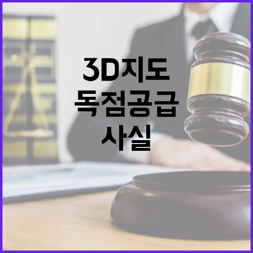 3D지도 독점 공급 국토부 사실 관계 설명!