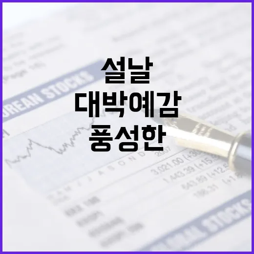 설날 대박 예감! …