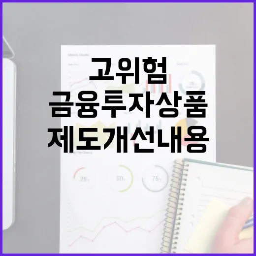 고위험 금융투자상품 제도개선 내용 여전히 미정!