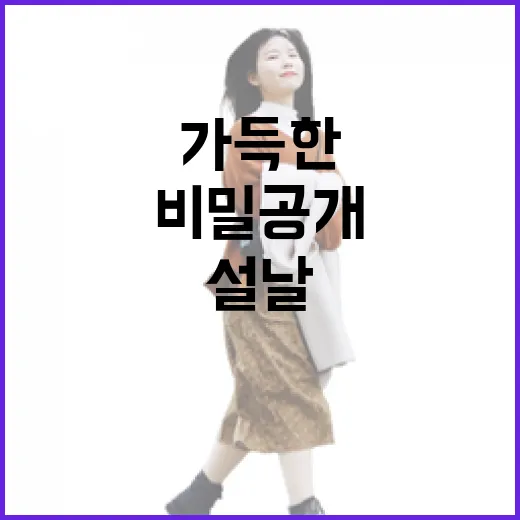 설날 행복과 즐거움…