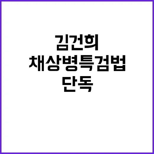 김건희 채상병특검법…