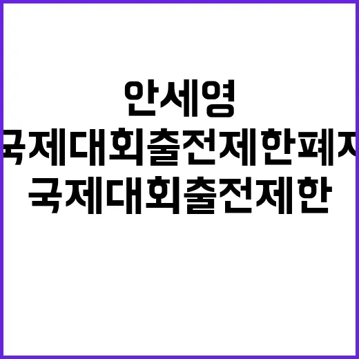 안세영 발언 국제대…