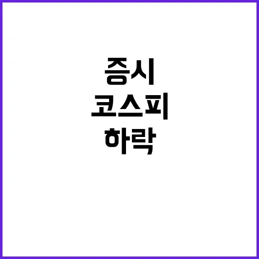 코스피 하락 미국 …