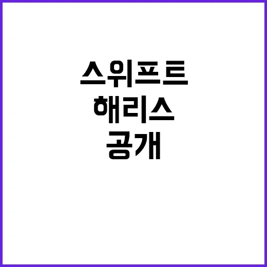 트럼프 해리스 지지…