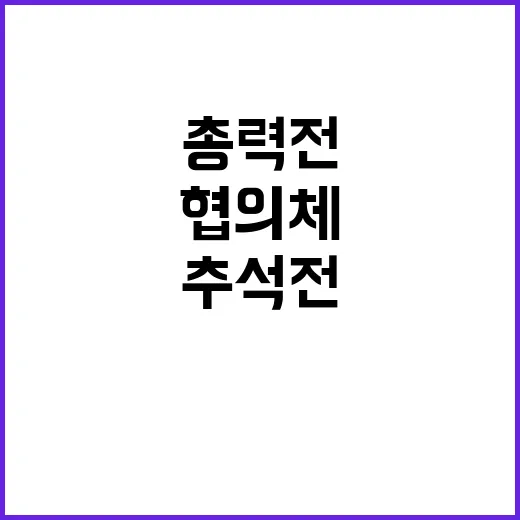 협의체 한동훈 추석…